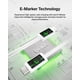 thumbnail image 5 of Cable USB C a USB C, 2 m, Belkin BoostCharge, 240 W, blanco, 5 of 9