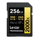 thumbnail image 2 of Tarjeta de memoria Lexar Professional 256GB 2000x UHS-II SDXC (paquete de 2), 2 of 8