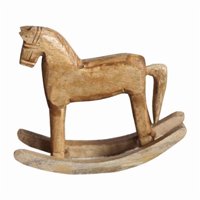 Magideal - Estatua De Caballo De Madera, Figura De Caballo Mecedor, Colección De Regalos, Artesanías, Esculturas, Decoración Del Hogar Para Estanterías, Fiestas,