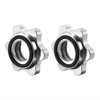 Linea Sport - Par De Topes Tuercas De Seguridad Para Barra Preolímpica 25Mm