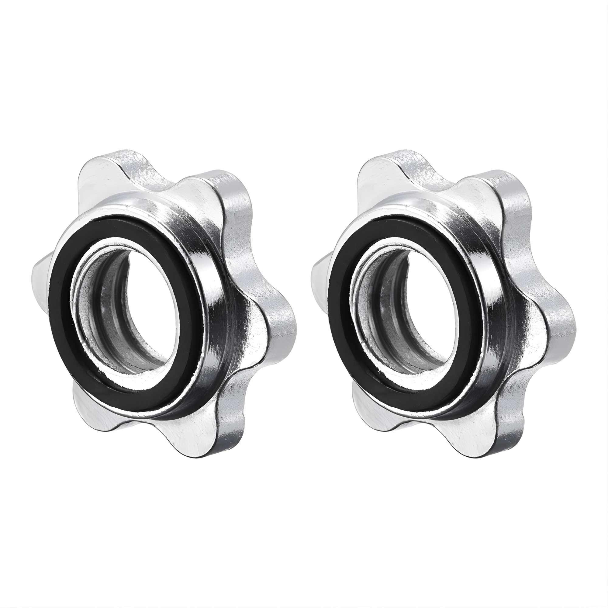 Linea Sport - Par De Topes Tuercas De Seguridad Para Barra Preolímpica 25Mm