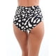 thumbnail image 3 of Bikini calzón pin up drapeado estampado negro Talla L, 3 of 4