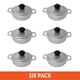 thumbnail image 3 of Caldero mini de aluminio fundido Imusa de 0,5 qt con tapa, 3 of 9