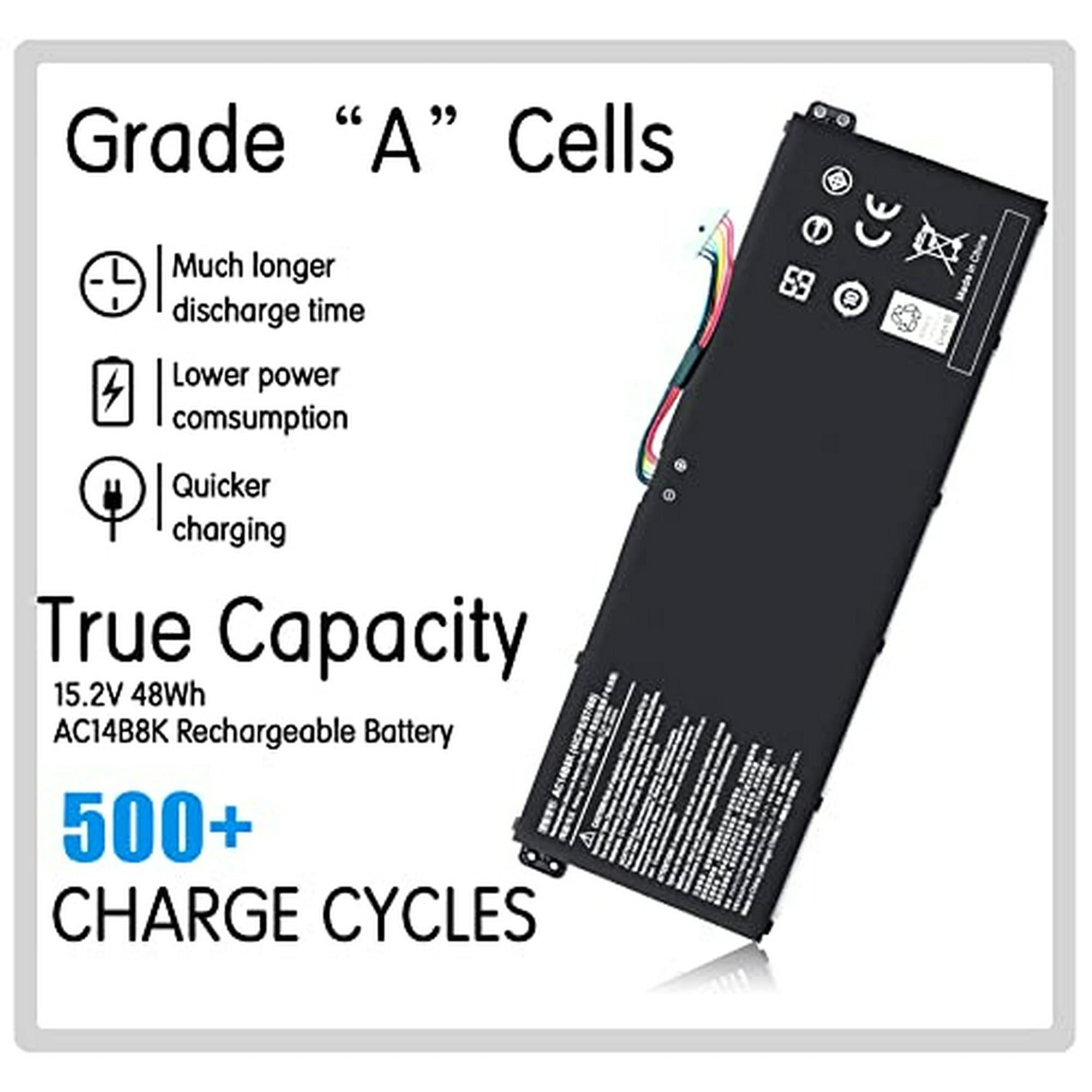 King Eboyee - Ac14b8k Batería Para Laptop Acer Aspire