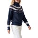 thumbnail image 4 of INSPIRE CHIC Suéter Fair Isle para Mujer Casual Vintage de Cuello Simulado de Manga Larga Talla Mediana Azul Real, 4 of 6
