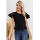 thumbnail image 2 of Polera Mujer Algodon Elasticada Manga Corta Broderie 3316, 2 of 3