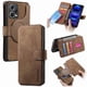 thumbnail image 1 of Funda Billetera Magnética para Xiaomi Redmi Note 12 Pro 5G Soporte Tarjetas Desmontable Marrón, 1 of 6