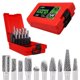 thumbnail image 1 of Juego de fresas de carburo Staten Tools, 10 unidades, doble corte, vástago 1/4, 1 of 9