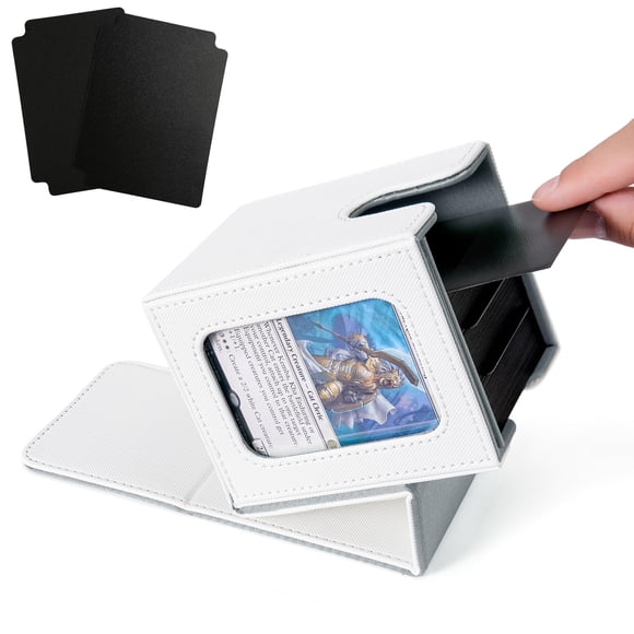 Caja de cartas Venssu MTG Commander para 100 cartas de doble funda