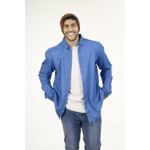 Camisa Manga Larga Denim Procesada Wi5704 Polemic