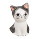 thumbnail image 1 of Estatua De Escultura De Gato Lindo De Porcelana Decoración De Gabinete De Escritorio De Oficina En Casa 4,5x6,8 Cm F, 1 of 5