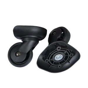 Magideal - 2 Ruedas De Repuesto Para Equipaje, Ruedas Para Baúl De Viaje, Rotación Suave De 360 Grados, Piezas De Reparación Para Carrito, Fácil Instalación.
