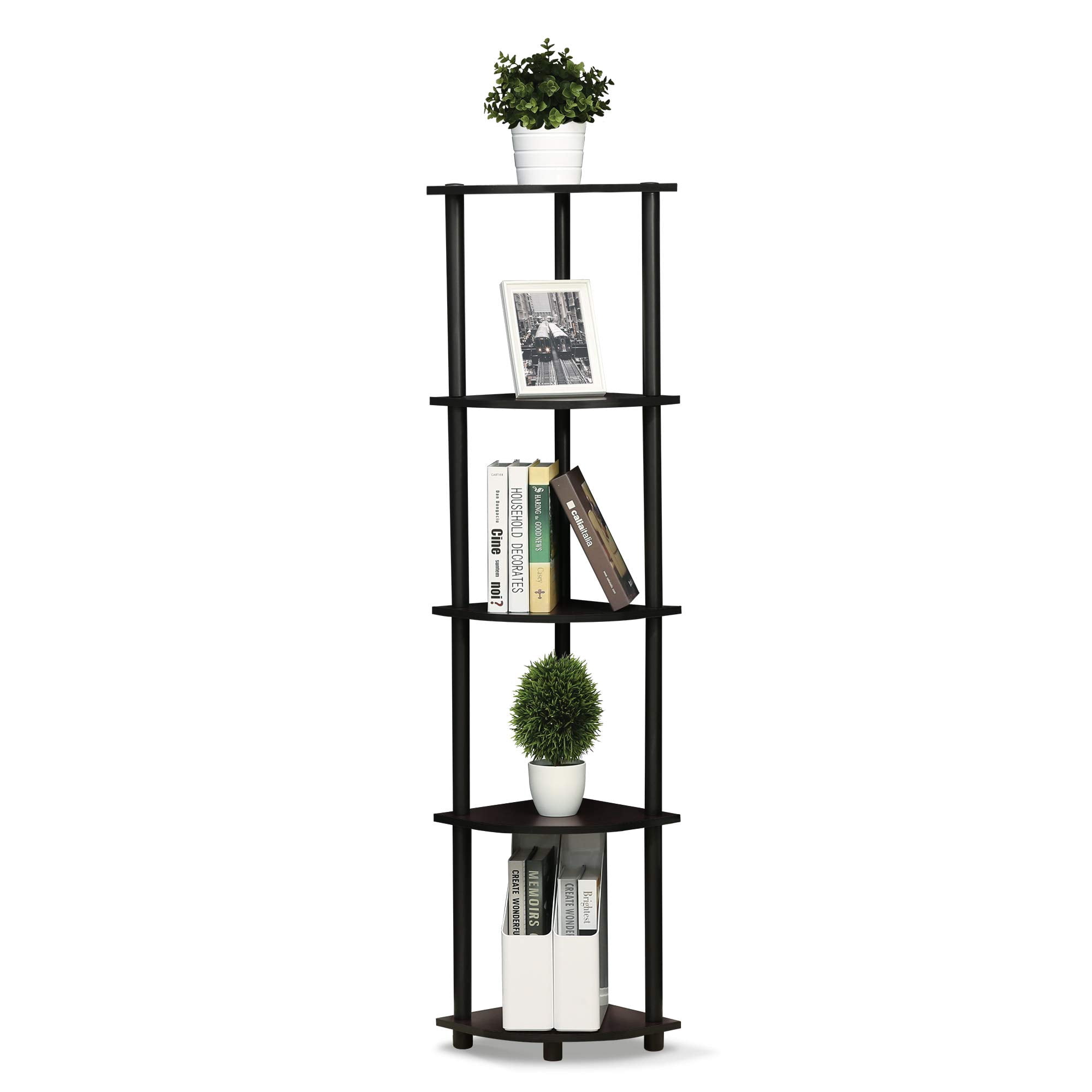 Estante Furinno Turn-n-tube Con 5 Niveles, Esquina 147 X 147 X 147 Cm