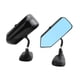 thumbnail image 3 of Espejo Retrovisor De 2 Piezas Con Cristal Azul, Espejo Lateral Universal Estilo F1, Negro, 3 of 5