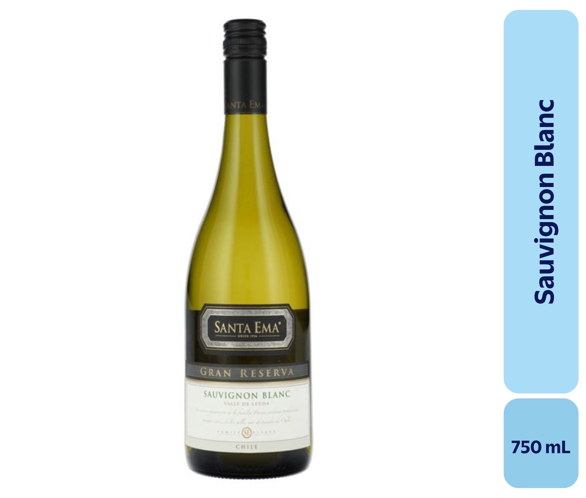 Vino Sauvignon Blanc Botella 750 mL Santa Ema