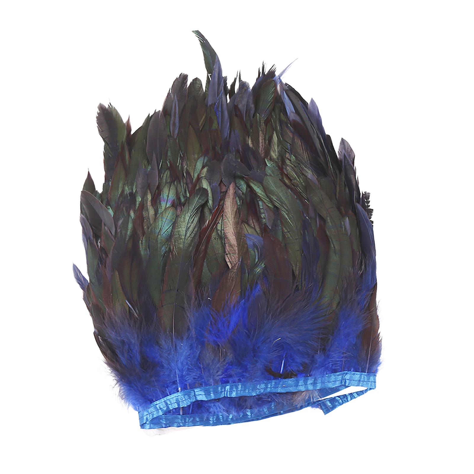 Bothyi - Traje De Rendimiento De Adornos Con Flecos De Plumas Artificiales Para Manualidades De Costura B