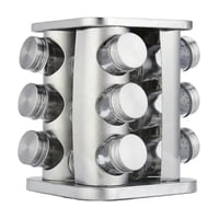 Total E-Commerce - Organizador Condimentos Especias Giratorio 12 Frascos Cocina