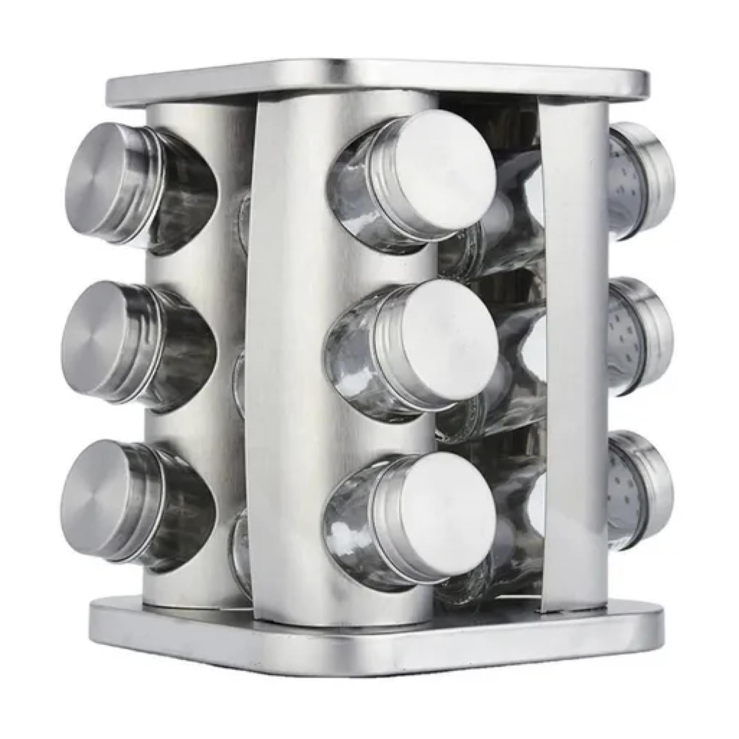 Total E-commerce - Organizador Condimentos Especias Giratorio 12 Frascos Cocina