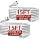 thumbnail image 1 of Cable de extensión Skrizcable 4,5 m (2 unidades) blanco flexible, 1 of 7