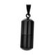 thumbnail image 2 of Pequeño Cilindro Ceniza Collar Colgante Cremación Urna Titular Encanto Colgante Negro, 2 of 3