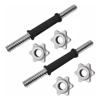 Linea Sport - Par De Mancuernas Barras Cromada De 35Cm