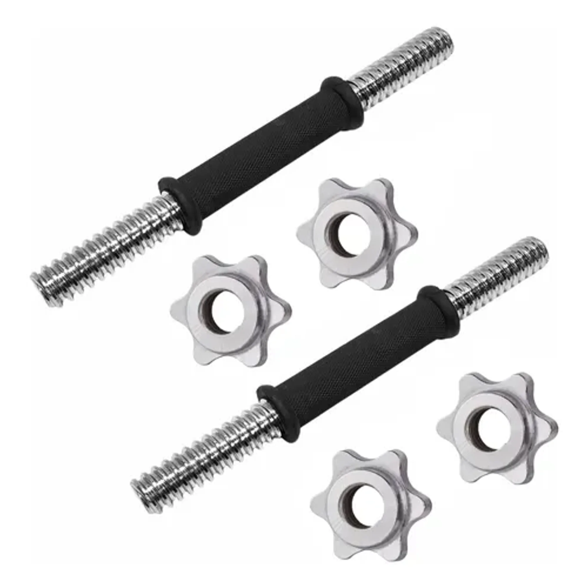 Linea Sport - Par De Mancuernas Barras Cromada De 35cm