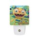 thumbnail image 1 of Henry Hugglemonster Luz nocturna LED con sensor de anochecer a amanecer para dormitorio, baño, pasillo, escaleras - Lámpara LED nocturna de enchufe, 0.5W - 1 pieza, 1 of 6