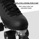thumbnail image 2 of Patines de Cuatro Ruedas MonSports Talla 9 Negro estilo Derby, 2 of 6