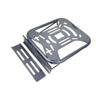 Magideal - Portaequipajes Trasero Para Motocicleta, Portaequipajes Para Scooter Eléctrico, Fácil Instalación, Pieza De Repuesto, Resistente Soporte De Almacenami Plata