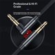 thumbnail image 2 of Cable de instrumento 10 pies 2-pack, ángulo recto a derecho 3.5mm masculino estéreo cable de audio, línea de interconexión equilibrada para guitarra eléctrica, bajo, teclado, mezclador, ampl, 2 of 3