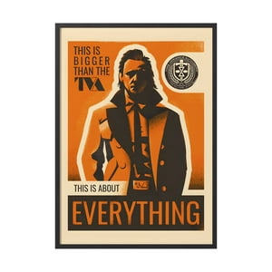 Creango - Cuadro Poster Enmarcado Loki Tva Decorativo