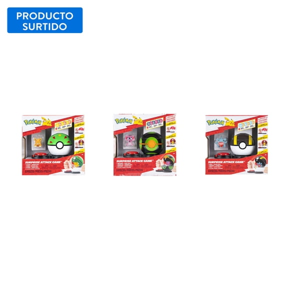 Pokémon Ataque Sorpresa + Pokebola, producto surtido