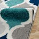 thumbnail image 3 of Alfombra Florida Azul 240x305, 3 of 5
