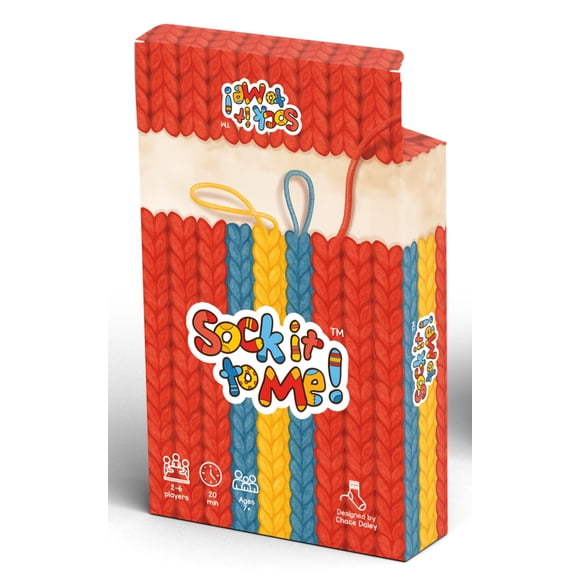 Juego de cartas Sock it to Me! Diversión familiar para 2 a 6 jugadores