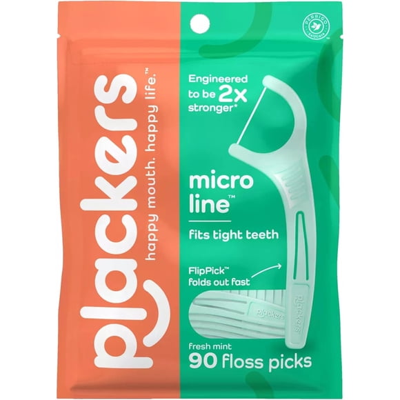Palillos Dentales Plackers Micro Mint 90 Unid Pack