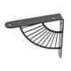 thumbnail image 2 of Soporte Para Estantería Decorativa En Forma De Abanico Con Tornillos Estantería Para El Hogar Negro 15cm, 2 of 5