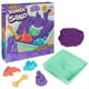 thumbnail image 1 of Set de arena Kinetic Sand, 500 g, morado, con almacenamiento, 4 moldes, 3 o más, 1 of 9
