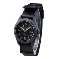 Seiko - Reloj 5 Sports Gmt Field Series Automático Esfera Negra Correa De Cuero Para Hombre Ssk025K1 100M
