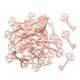 thumbnail image 4 of Dijes De Llave Pequeños Para Hallazgos De Joyería, Accesorios Para Hacer Manualidades, Suministros De Oro Rosa, 100 Uds., 4 of 5