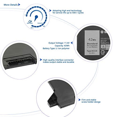 Batería Antiee 42wh Dj1j0 Para Portátil Dell Latitude 7280 7290 7380 7390