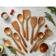 thumbnail image 4 of Juego de utensilios de madera Home Hero, 11 unidades, madera de teca natural, 4 of 9