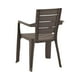 thumbnail image 3 of Silla plástico Con Brazos 58x59x82ms Diseño Madera Rimax cafe Tamaño Único, 3 of 4