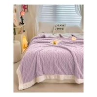 Myl Todo Para El Hogar - Frazada Trenzada Con Chiporro 230X200 Cm 01