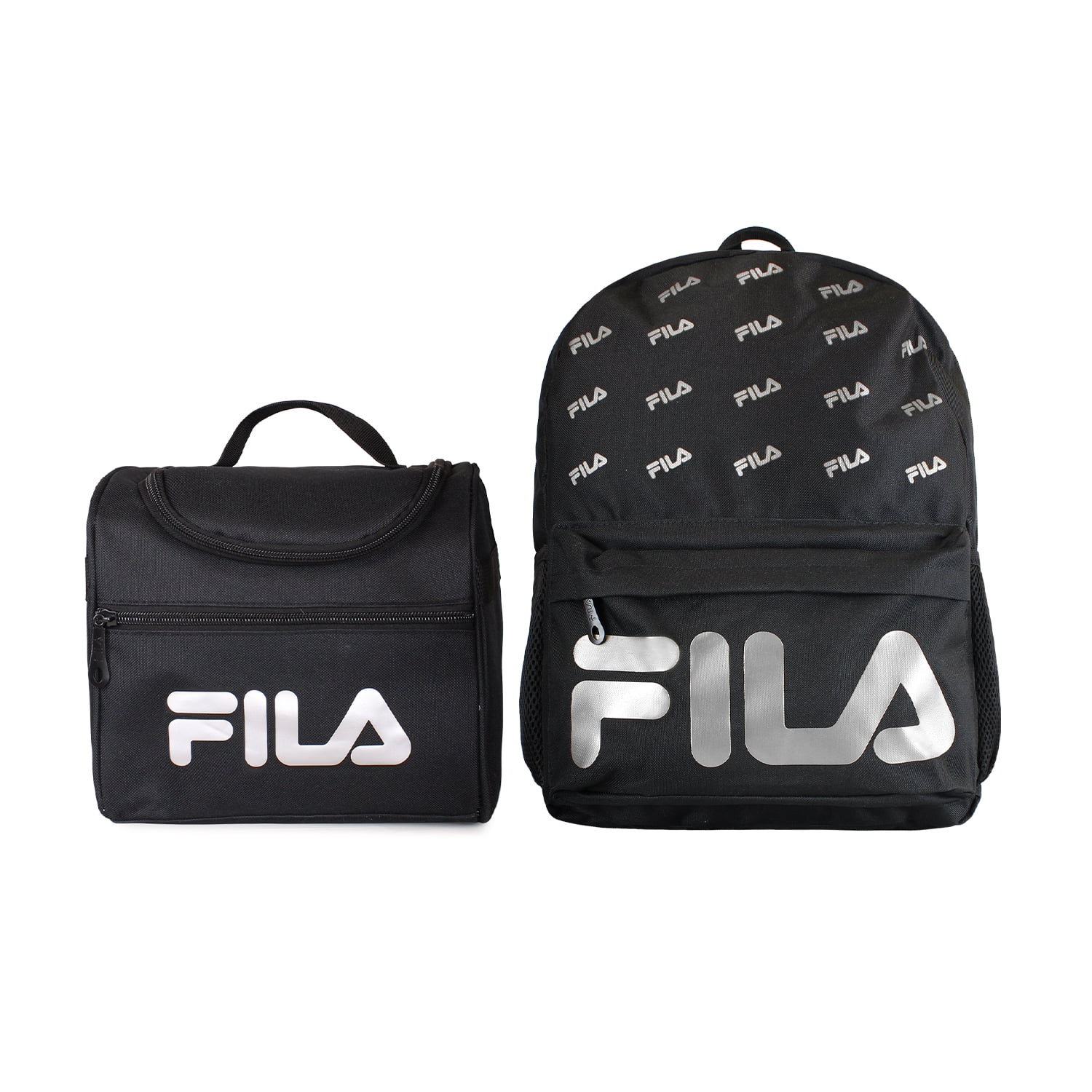 Pack Fila Mochila 10lts Urbanix + Lonchera Térmica Bonet Negro-silver