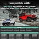 thumbnail image 2 of Kits de montaje de bisagras de puerta Saree Jeep Wrangler JK 2 puertas 2007-2018, 2 of 8