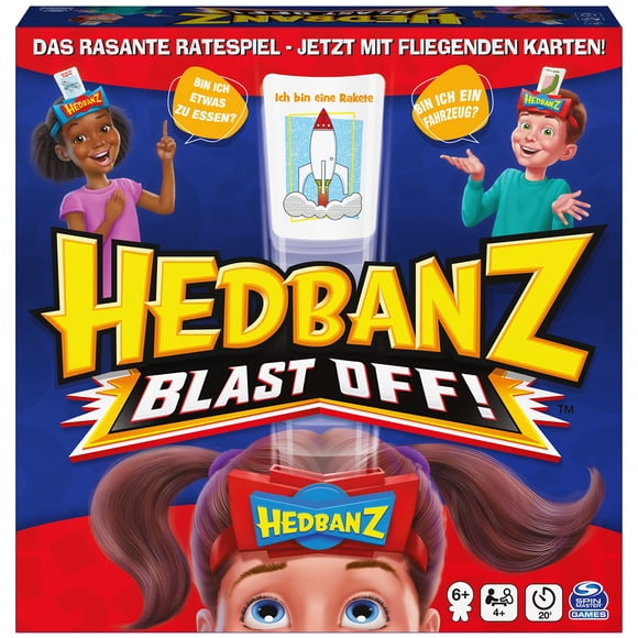 Juego de adivinanzas: Spin Master Games Hedbanz Blast Off, más de 6 años