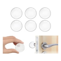 Genérico - Pack 6 Protectores De Pared Adhesivos Redondos