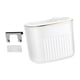 thumbnail image 5 of Cubo De Basura Colgante Con Tapa, Contenedor De Compost De Cocina Para Gabinete, Encimera, Interior, Blanco S, 5 of 5