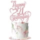 thumbnail image 1 of Adorno para Pastel AROKIPPRY Brillo Oro Rosa 21º Cumpleaños, 1 of 8