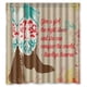 thumbnail image 1 of Cortina de ducha con diseño de zapatos de vaquera occidental, juego de cortina de baño con ganchos, tamaño 66 x 72 pulgadas, 1 of 3